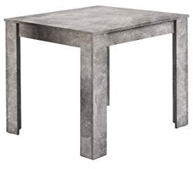 byLIVING Esstisch NEPAL / Moderner Küchentisch in Beton-Optik / Platzsparender Tisch / 80 x 80, H 75 cm