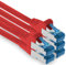 1aTTack.de 5m - CAT.6 - Cavo di rete LAN Ethernet Gigabit RJ45 CAT 6 Cavo patch A 10000 Mbit s Sftp Pimf 500 MHz compatibile con CAT5 CAT6 CAT7 Cat8 rosso - 5 pezzi