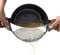 NAVA Acer Stainless Steel Colander, Metal Strainer with Handle, Lid Sieve Fits Any Pot or Pan with 20 to 28 cm Diameter, Drainer for Pasta, Legumes, Rice, Vegetables, 33.5 cm