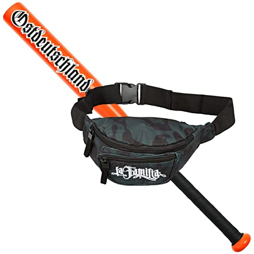 Spaß Kostet Sportset Baseballschläger mit Tasche für Baseball Ostdeutschland altdeutsch Aluminium 26 Zoll