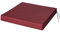 SOFTILLO Patio Chair Cushion with Seat Ties | Indoor and Outdoor Furniture Seating | Water-Resistant Polyester | Kitchen Dining, Lawn & Garden, Coffee Shop Use | Dark Red 50x44x4cm