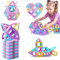 Magnetische Bausteine 38 Teile Magnete Magnet Spielzeug Kinder Magnetspielzeug Magnetbausteine Set Magnetspiele für Kinder Weihnachten Geburtstags Geschenk ab 3 4 5 6 7 8 Jahre Junge Mädchen