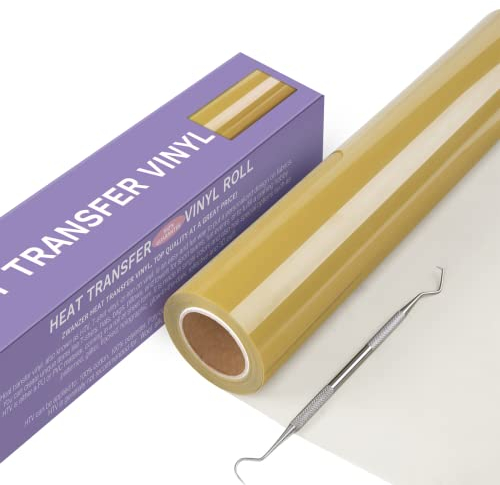 Zwanzer Plotterfolie Textil, 30.5cm*5.5m Flexfolie Plotter Textil für Cricut und Silhouette Cameo,Verwendet in DIY-T-Shirt-Kleidung und Anderen Stoffen