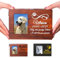 Buaodam Personalised Pet Urn, Dog Ashes Box Personalised, Personalised Cat Ashes Urn, Custom Casket With Photo Slot and Name Date Text Pet Urn Souvenir For Dog Cat Rabbit And Bird (Print)
