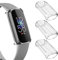 Wanme Displayschutzfolie kompatibel mit Fitbit Luxe, HD Clear TPU Rundum-Abdeckung, Schutzhülle, kratzfeste Anti-Kollisions-Displayschutzfolie, kompatibel mit Fitbit Luxe (Pack B)