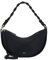 ABRO Damen Schultertasche Moon Tasche, Schwarz/Gold