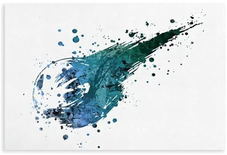 TINGTOEO FF7 Leinwandposter im Querformat, Wandkunst, Dekordruck, Gemälde für Wohnzimmer, Schlafzimmer, Dekoration, ungerahmt, 50 x 75 cm