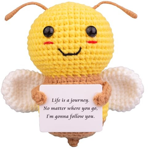 Mwmoeen Lustiger Positiver Pinguin, Positive Kartoffel Pocket Hug Geschenke für Beste Freundin und Frauen (B15)