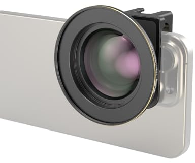 SMALLRIG 75 mm HD Master-Makroobjektiv, T-Mount-Objektiv für iPhone, für Samsung, für Huawei, für Xiaomi, Makrofotografie-Telefonkamera-Objektivaufsatz - 4588