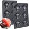 Elesinsoz Pilz-Backform, 6 Mulden, Pilz-Muffinform, antihaftbeschichtet, schwerer Karbonstahl, für Ofen, Backen, Kekse, Kuchen, Schokolade, Madeleine, 2 Stück