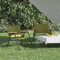 FSJIELW Home & Garden-Camping-Stühle, 54 x 43 x 59 cm, Oxford-Stoff, Möbel, Grün, 2 Stück