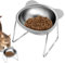 Gamelle d'alimentation pour chat, gamelle surélevée pour chat, gamelle inclinée pour chat, gamelle surélevée pour animaux de compagnie, gamelle pour chat pour grands chats, gamelle de nourriture pour