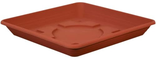 Geli Sottovaso Nora Terracotta 40 cm quadrato - plastica