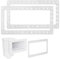 2 Pièces Joint Remplacement pour Skimmer de Piscine, 3/4 x 7,5 Joint Large Bouche pour Piscine Hors Sol Compatible avec Hayward SPX1091GW SP1091LX
