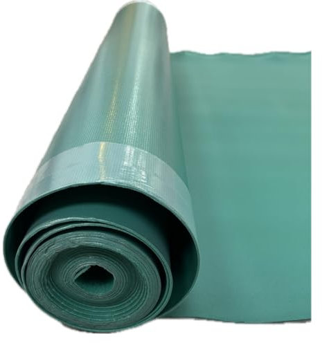 2mm Green Underlay for Laminate Flooring – Acoustic Sound & Heat Insulation – Damp Proof Membrane & Vapour Barrier – LVT, Hardwood & Engineered Wood Compatible – Easy to Install Roll