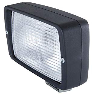 HELLA 1Ga 006 876-001 Halogène-Projecteur De Travail - Picador 6876 - 12/24V - Montage En Saillie/Vissé - Debout/Support De Montage Pivotant - Éclairage Du Champs Proche - Fiche: Fiche Plate