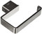 Emco 50001601 Loft Toilettenpapierhalter, Farbe emco-steel, Breite 128 mm, ohne Deckel, Rollenhalter 050001601