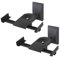 NEG Beam201 Universal Wandhalterung für Surround Speaker u. Regal Lautsprecher bis 25kg, flexibel einstellbar, neigbar (+/- 7°), schwenkbar (180°), drehbar (360°) Farben weiß, schwarz, Silber