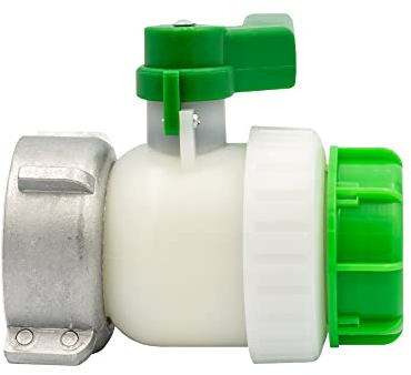 Stabilo-Sanitaer IBC Container Hahn S75x6 ÜWM 75 mm PE Kunststoff Kugelhahn Zubehör Tank Behälter