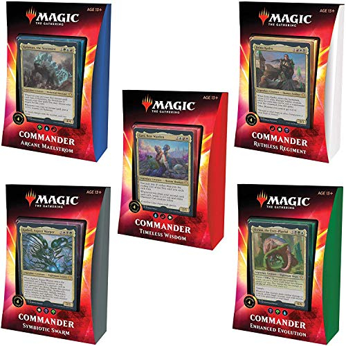 Magic: The Gathering MTG Ikoria Commander 2020 Deck Display Box (5) English