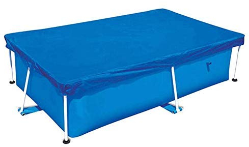 Shinyzone Poolabdeckung Rechteckig 300x201x66 mit Kordel,Swimming Pool Abdeckplane Plane Schutzplane Winddicht Regenfest Staubdicht für Fast Set Rectangular Frame Pool