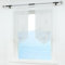 ESLIR Scheibengardine mit Schmetterling Laserschneiden Bistrogardine Küche Rollos Voile Transparent Panneaux Weiß HxB 120x60cm 1 Stück