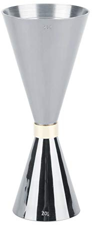 Bar Jigger-30ml 60ml Stainless Steel Wine Glass Cone Drinking Wine Measuring Cup Bar Accessories Tool