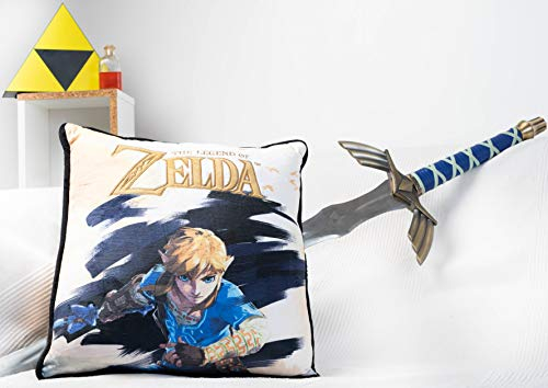 HÔMADICT Zelda Kissen – Gruppe Prinzessin – dekoratives Zubehör – weich und flauschig – 40 x 40 cm – offizielles Lizenzprodukt