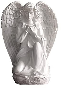 FYBlossom Engel Garten Deko Statue Engel Figur Gartenskulptur, Harz Dekoengel Vintage Kniende Betende Engel Statue Grabschmuck, Engel Figur Skulptur Für Indoor Outdoor Haus Garten Dekoration (Stil A)