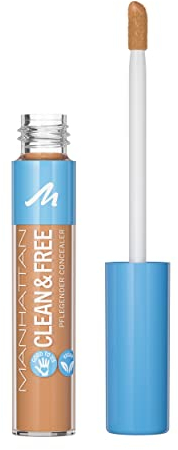 Manhattan Clean & Free Concealer Fb. 30 Medium, feuchtigkeitsspendender Concealer, vegan, 7 ml
