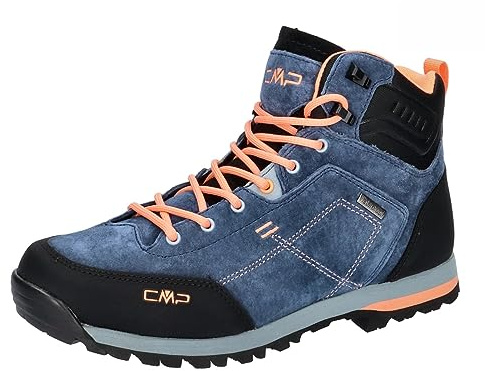 CMP Alcor 2.0 Mid Wmn Trekking Shoes WP, Damenschuhe, Blue Ink Sunrise, 36 EU