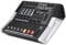 DJ Mixer,4 Channel Powered Sound Mixer with stereo 4 ohm 2x300w,Professional Small Audio Mixer,usb recording mixer with 99 DSP effects