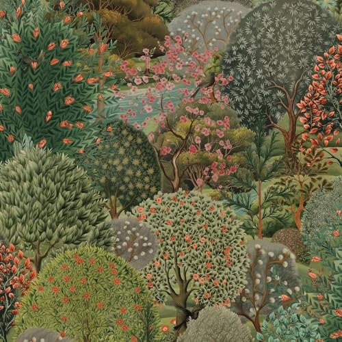 Holden Decor Tree Tapestry Green Wallpaper 13690