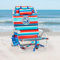 Tommy Bahama Silla de Playa Modelo 2025. Color Rayas Rojo/Azul.