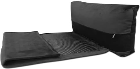 KUWUNG Kopfstütze Ergonomisches Kissen, Nackenkissen für Sessel mit Aufbewahrungstasche, Flexibles Lesekissen Reisekissen für Nacken- und Schulterschmerzen, Stützkissen für Kopf, Nacken und Schultern