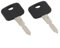 2 Pack of Ignition Keys Designed for Mountfield Lawn Mowers Compatible with Models 1538, 827, and 1530H