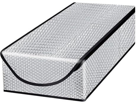 Isolation De Porte De - Isolant Pour ÉChelle Rétractable | Housse D'isolation Pour Trappe De Combles | Isolation Réutilisable Et Résistante Aux Uv Pour Studio, Garage, Sous-Sol, Atelier