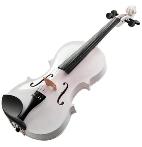 Violinen 4/4 Akustikvioline in voller Größe Farbe Weiß