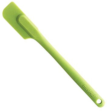 MASTRAD - Demi-Spatule - Maryse - Pâtisserie Desserts Nappage - Unibloc - En Silicone - Ne Raye Pas Les Casseroles - Vert