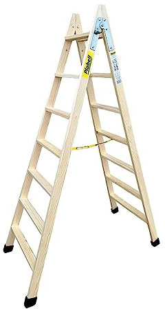 Climent Escabeau Bois double avec queue 7 x 7