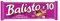 BALISTO - Barre Biscuit Céréales et Chocolat au Lait Yoberry - 10 x 18,5g - Goût Fruits des Bois - Boite de Barres Chocolatées - 185g
