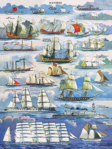 New York Puzzle Company - Vintage Images Ships ~ Navires – 1000 Teile Puzzle