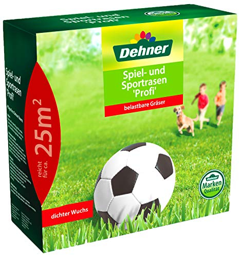 Dehner Rasen-Saatgut, Spiel- und Sportrasen Profi, 0.62 kg, für ca. 25 qm