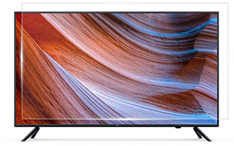 WSHA Protecteur d'écran TV 50-75 Pouces Bleu Block Blocking Film Mat Anti-réfléchissant/Anti-rayonnement/Anti-éblouissement/Filtre Anti-myopie, pour LCD, LED, OLED & QLED 4K HDTV,75(1645×930mm)