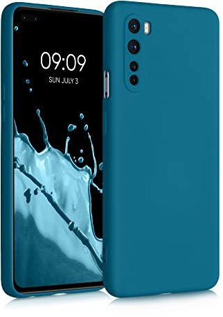 kwmobile Custodia Compatibile con OnePlus Nord Cover - Back Case per Smartphone in Silicone TPU - Protezione Gommata - blu indaco