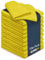 wolk Mikrofaser-Universaltücher | Multipack, 10 Stück | Material: Polyester/Polyamid | Grammatur: 200g/m² | Größe: 40 x 40 cm | Frottee-Tuch | Für alle Oberflächen | Farbe: gelb