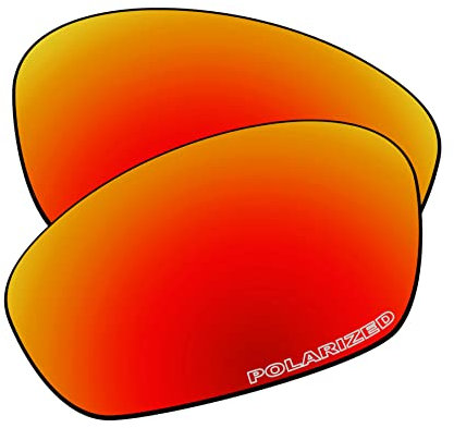 EZReplace Verres de rechange pour lunettes de soleil Oakley Straight Jacket 2007 (verres polarisés), Polycarbonate rouge feu mis à jour, Taille unique