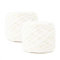 Maxee Chenille Wolle Garn 180 g(90 g*2), ca.130 m, Super Soft Knitting, Chunky Grobstrick Weiches Wollgarn zum Häkeln, Chenille zum Weben von Schals, Mützen, Decken, Zierkissen- Milchweiß 01