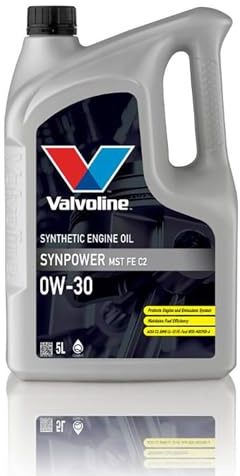 Valvoline Motoröl 0W-30 SynPower Motor Öl ACEA C2 ACEA A5/B5 API SP-RC MST FE C2 5L Kompatibel mit BMW 3 Touring E91 3 Limousine E90 5 Touring F11 1 Schrägheck F20, FORD Fiesta Mk6 Schrägheck JA8, JR8