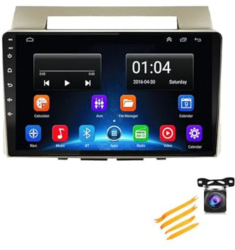 FONALO Android 12 Doppel Din Autoradio mit Navi for Toyota Corolla Verso Toyota Verso 2004-2009 9 Zoll Touchscreen Auto Radio Stereo mit WiFi FM Bluetooth MIC Lenkradsteuerung (Color : S2 1G+32G)